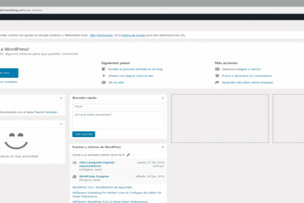 Como acceder al panel de administración de WordPress