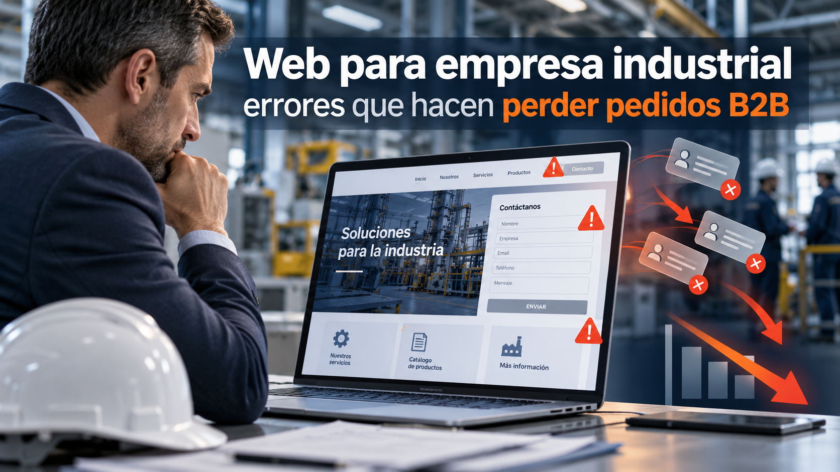 Errores web que cuestan pedidos B2B